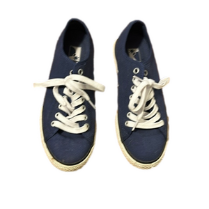 The Hundreds Navy Blue Slip On Lace Sneakers US Women’s 7 y2k